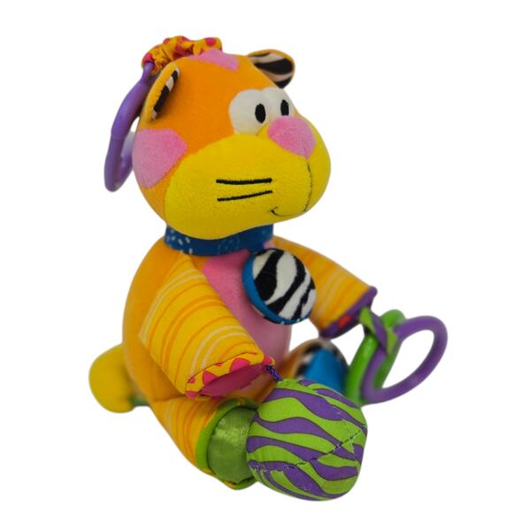 Lamaze Crazy Cat Baby Sensory Developmental Clip‎ On Stuffed Animal Plush Toy - Picture 3 of 8